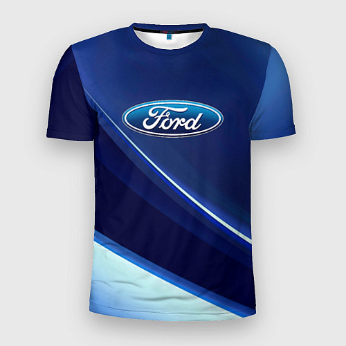Мужская спорт-футболка Ford - абстракция / 3D-принт – фото 1