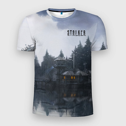 Мужская спорт-футболка STALKER Причал / 3D-принт – фото 1
