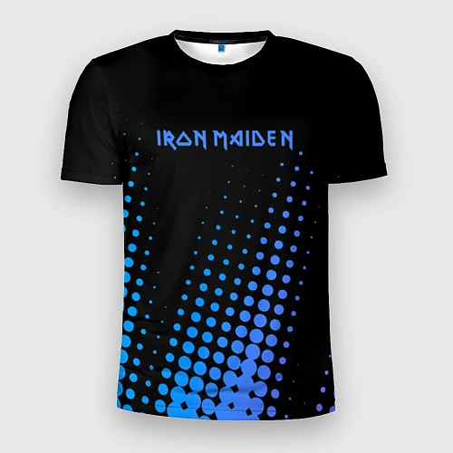Мужская спорт-футболка Iron Maiden - neon / 3D-принт – фото 1