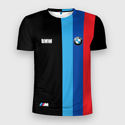 Мужская спорт-футболка BMW - М Линии : Черный