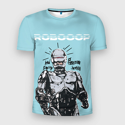 Мужская спорт-футболка Графити Робокоп / 3D-принт – фото 1