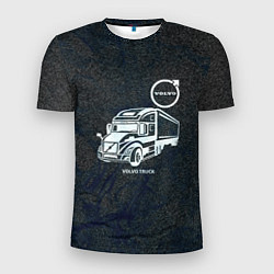 Футболка спортивная мужская Вольво грузовик, цвет: 3D-принт