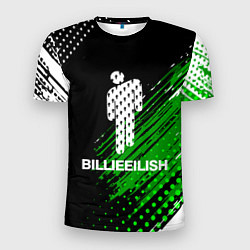 Мужская спорт-футболка Billie eilish - краска