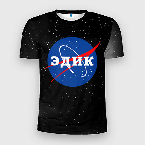 Мужская спорт-футболка Эдик Наса космос / 3D-принт – фото 1