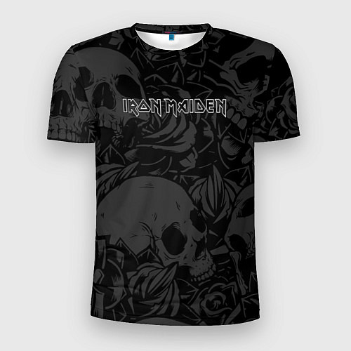 Мужская спорт-футболка Iron Maiden - черепа / 3D-принт – фото 1
