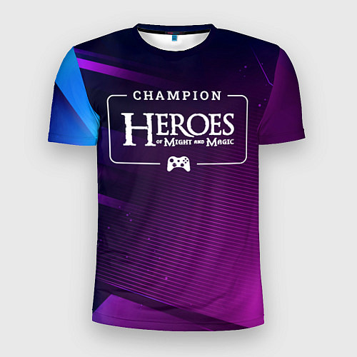 Мужская спорт-футболка Heroes of Might and Magic gaming champion: рамка с / 3D-принт – фото 1