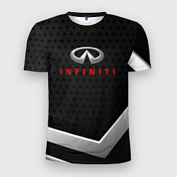Мужская спорт-футболка Infiniti карбон