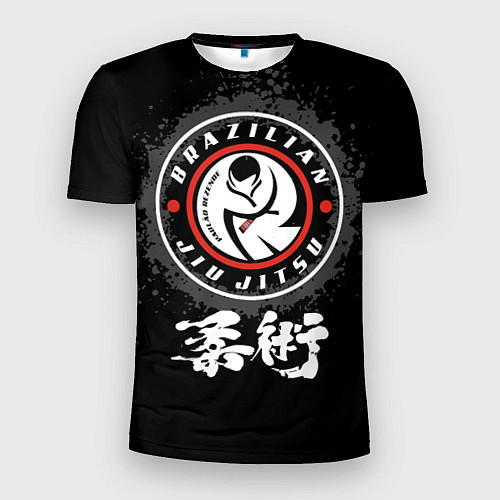 Мужская спорт-футболка Brazilian fight club Jiu-jitsu fighter / 3D-принт – фото 1