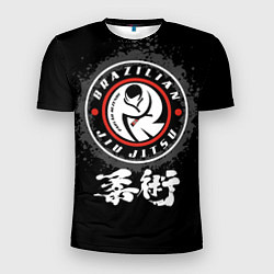 Мужская спорт-футболка Brazilian fight club Jiu-jitsu fighter