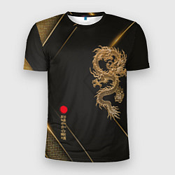 Футболка спортивная мужская Golden Dragon, цвет: 3D-принт