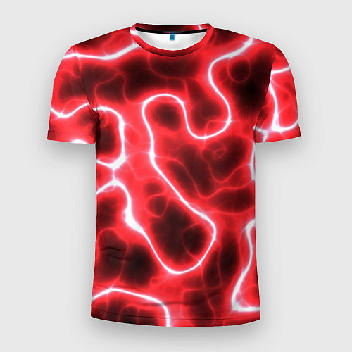 Мужская спорт-футболка Огненный камуфляж / 3D-принт – фото 1