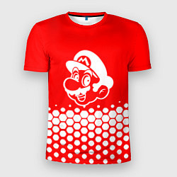 Мужская спорт-футболка Super Mario - абстракция