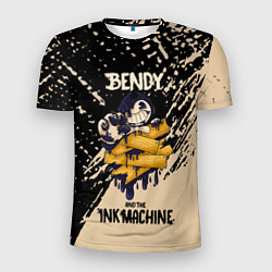 Футболка спортивная мужская Bendy and the ink machine - краска, цвет: 3D-принт