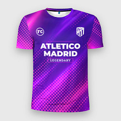 Мужская спорт-футболка Atletico Madrid legendary sport grunge