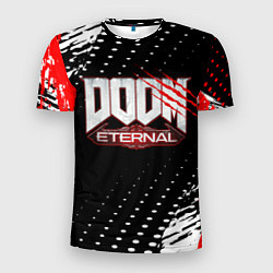 Мужская спорт-футболка Doom - краска