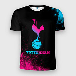 Мужская спорт-футболка Tottenham - neon gradient