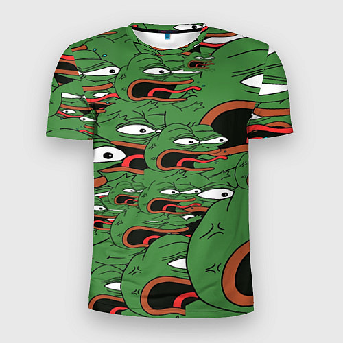 Мужская спорт-футболка Пепе лягушка / 3D-принт – фото 1