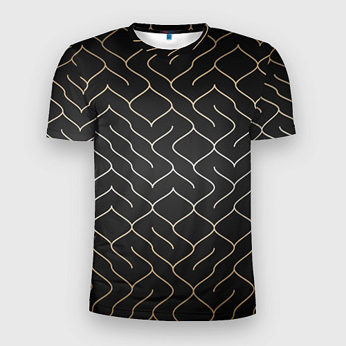 Мужская спорт-футболка Black Gold - Лабиринт / 3D-принт – фото 1
