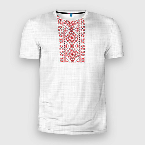 Мужская спорт-футболка Русская рубашка / 3D-принт – фото 1