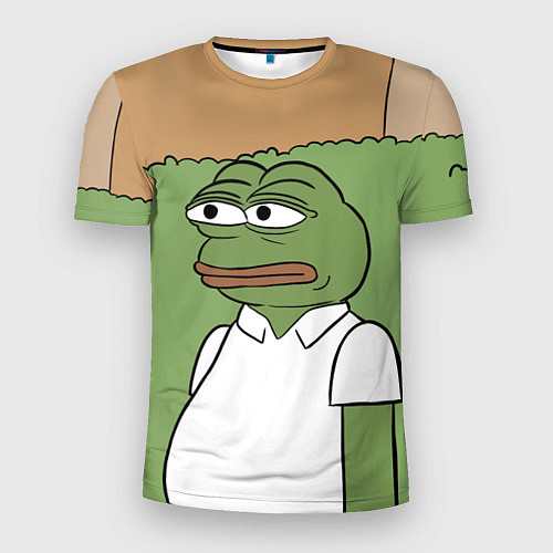 Мужская спорт-футболка Pepe Gomer прячется в кусты / 3D-принт – фото 1