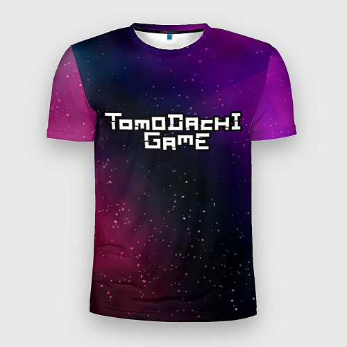 Мужская спорт-футболка Tomodachi Game gradient space / 3D-принт – фото 1