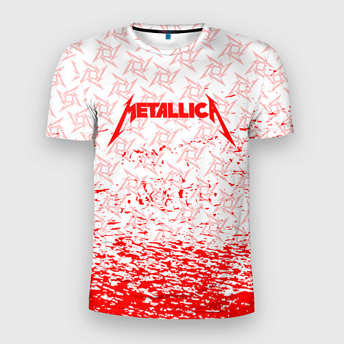 Мужская спорт-футболка Metallica - брызги / 3D-принт – фото 1