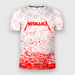 Мужская спорт-футболка Metallica - брызги