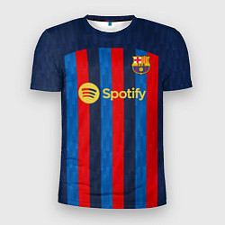 Футболка спортивная мужская Педри Барселона форма 20222023, цвет: 3D-принт