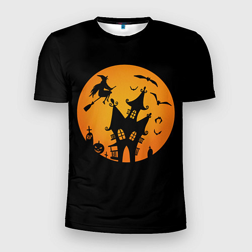 Мужская спорт-футболка Сказочная ночь на Хэллоуин / 3D-принт – фото 1