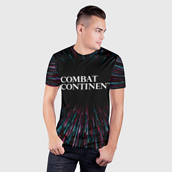 Футболка спортивная мужская Combat Continent infinity, цвет: 3D-принт — фото 2