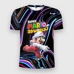 Мужская спорт-футболка Super Mario 3D World - Video game - Nintendo