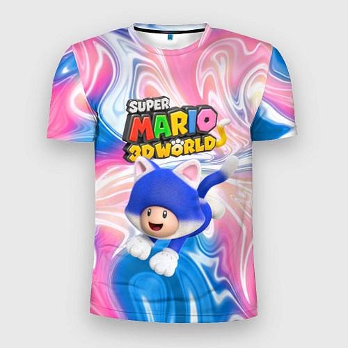 Мужская спорт-футболка Toad - Super Mario 3D World - Nintendo / 3D-принт – фото 1