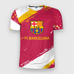 Мужская спорт-футболка Barcelona Краска