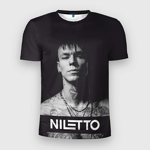 Мужская спорт-футболка Данил Прытков черно-белая фотография / 3D-принт – фото 1