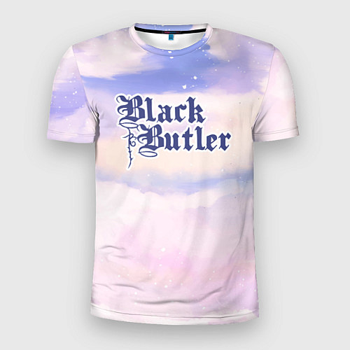 Мужская спорт-футболка Black Butler sky clouds / 3D-принт – фото 1