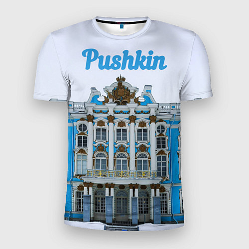 Мужская спорт-футболка Город Пушкин : Екатерининский дворец / 3D-принт – фото 1