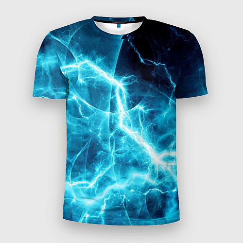 Мужская спорт-футболка Голубая облачность / 3D-принт – фото 1