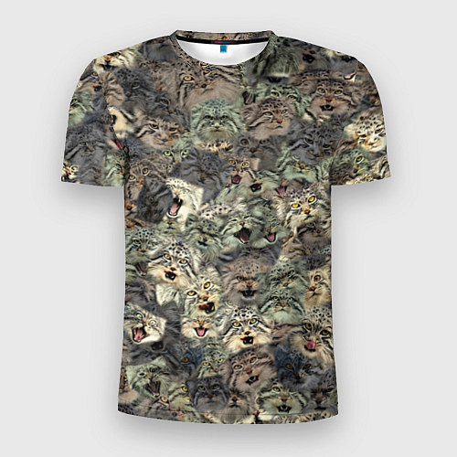 Мужская спорт-футболка Мануловый камуфляж / 3D-принт – фото 1