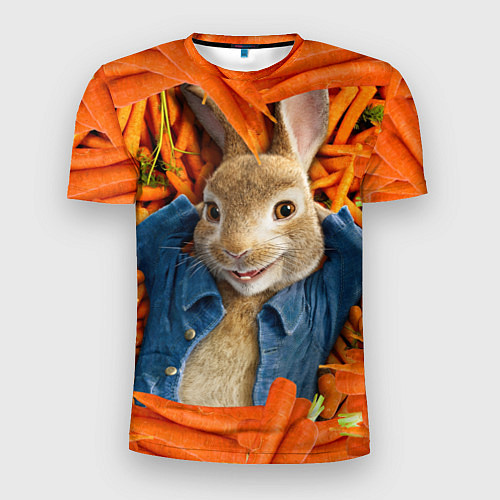 Мужская спорт-футболка Кролик Питер / 3D-принт – фото 1