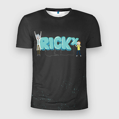 Мужская спорт-футболка Rick x balloons / 3D-принт – фото 1