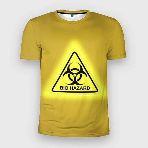 Мужская спорт-футболка Biohazard - биологическая опасность / 3D-принт – фото 1