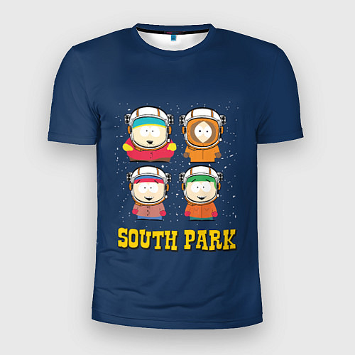 Мужская спорт-футболка South park космонавты / 3D-принт – фото 1