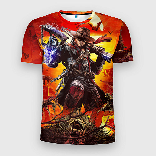 Мужская спорт-футболка Охотник Evil West / 3D-принт – фото 1