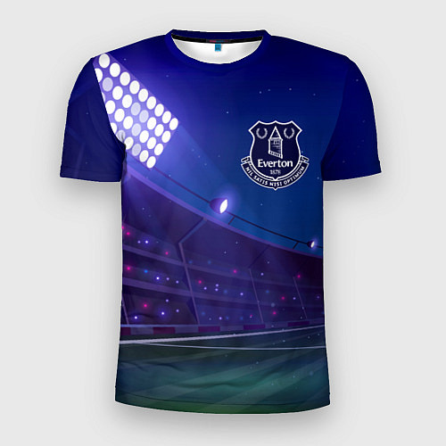 Мужская спорт-футболка Everton ночное поле / 3D-принт – фото 1