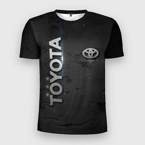 Мужская спорт-футболка Toyota cracks / 3D-принт – фото 1