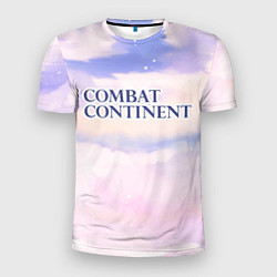Мужская спорт-футболка Combat Continent sky clouds