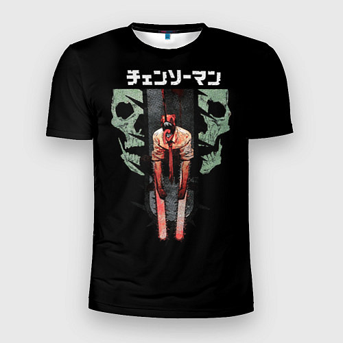 Мужская спорт-футболка Chainsaw Man / 3D-принт – фото 1