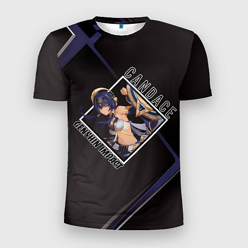 Мужская спорт-футболка Кандакия в ромбе / 3D-принт – фото 1