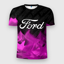 Мужская спорт-футболка Ford pro racing: символ сверху