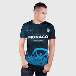 Футболка спортивная мужская Monaco legendary форма фанатов, цвет: 3D-принт — фото 2